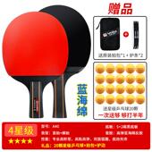 高档球伟强星乓拍三四乒星初学者兵乓球直拍横拍儿童小学生专业级