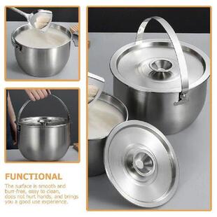 Stainless Strainer Grease Mesh Pot Oil Steel Fine