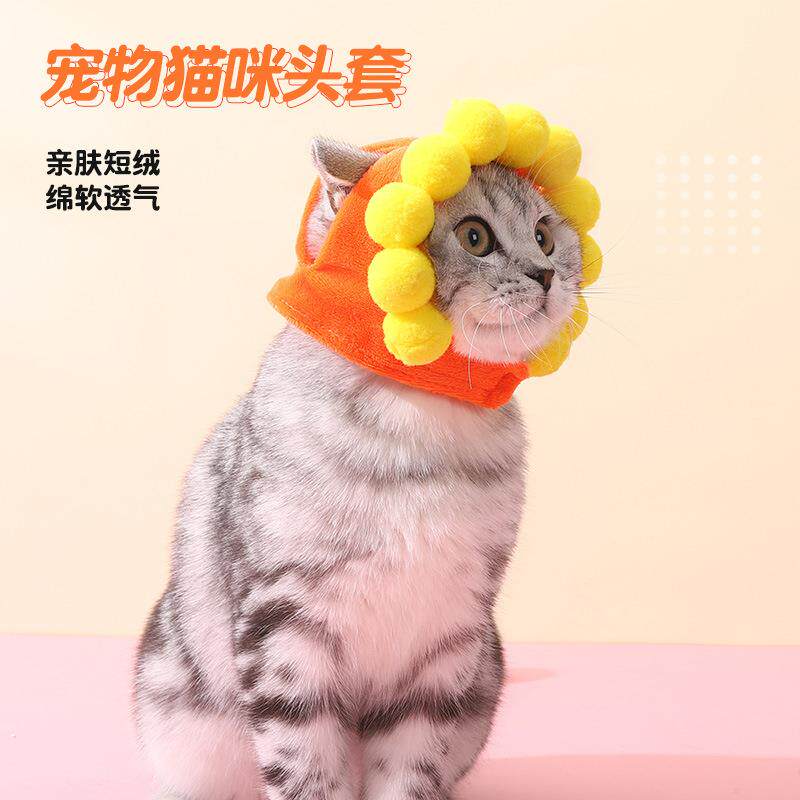 亚马逊变身帽宠物帽狗狗猫狗帽子猫咪头套搞笑万圣节兔子玩偶