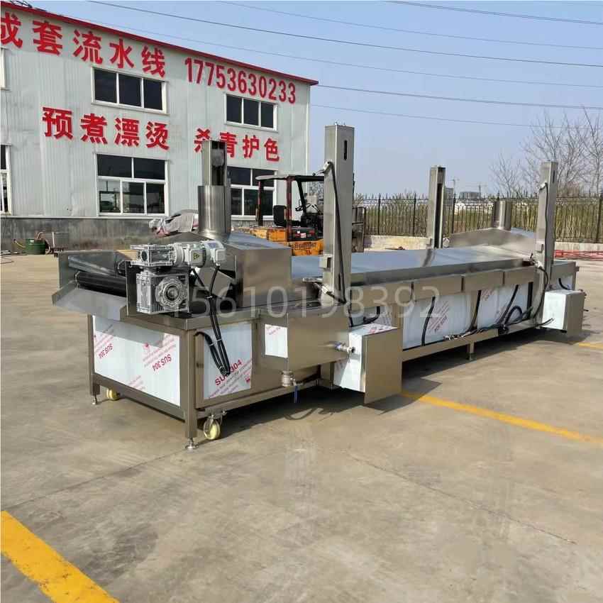 商用全自动油条麻873花循续式油炸连机环过滤自动恒温面食油加工