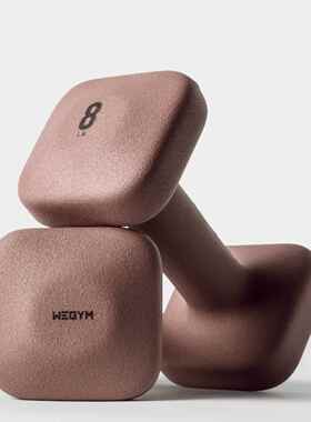 高档WeGym老记同锻款哑铃浸塑专业健身炼燃脂塑形友练力量训哑铃