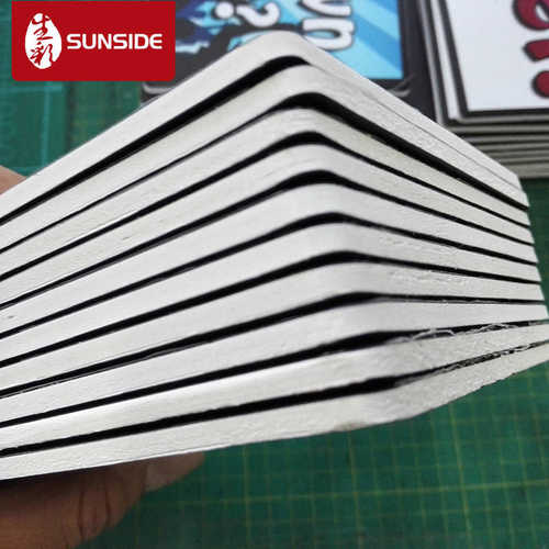 定制pvc雪弗板裱写真 背胶裱安迪板 车贴裱雪弗板异形雕刻