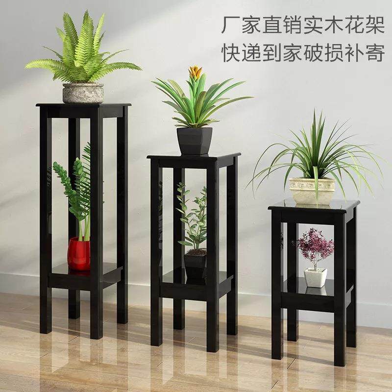 木制花架实木花架绿萝架子简约花架客厅花架花架置物架电话架