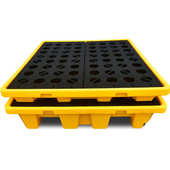 皇球防泄漏托盘油桶危化品渗漏液体防泄漏塑料防漏平台防渗漏托盘