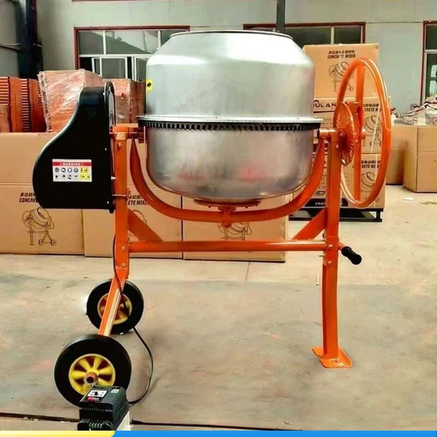 电动强力搅拌机小型家用商用混合桶饲料农药种子不锈钢搅拌机