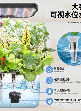 跨境能智无水Z256培种植机室内全光谱种植物蔬菜补光灯土栽培室内