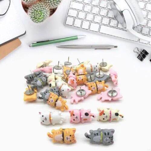 PXPA 30Pcs Decorative Push Pins Cork Board Tacks Bulletin