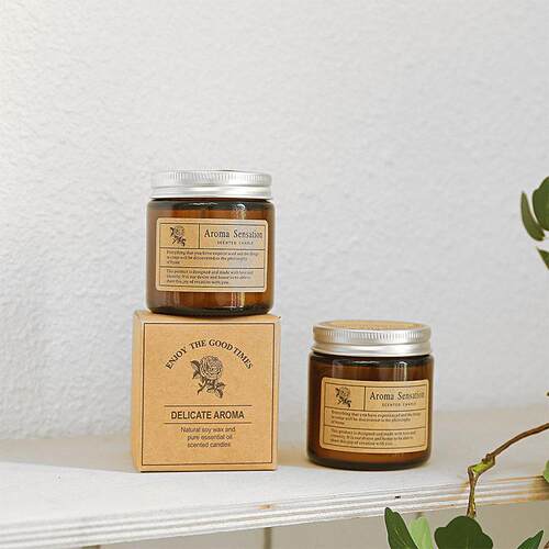 scented candles glass no smoke香薰蜡烛大豆蜡玻璃杯圣诞节礼物