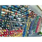 洞洞板缝纫机线示架子塔圆蜡弹210力架线鱼线宝展架放线收纳置物