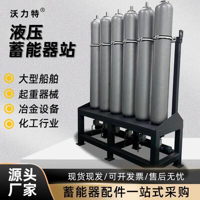 电厂蓄能器储能器NXQ-100皮囊式蓄能器组高压安全球阀组蓄能器