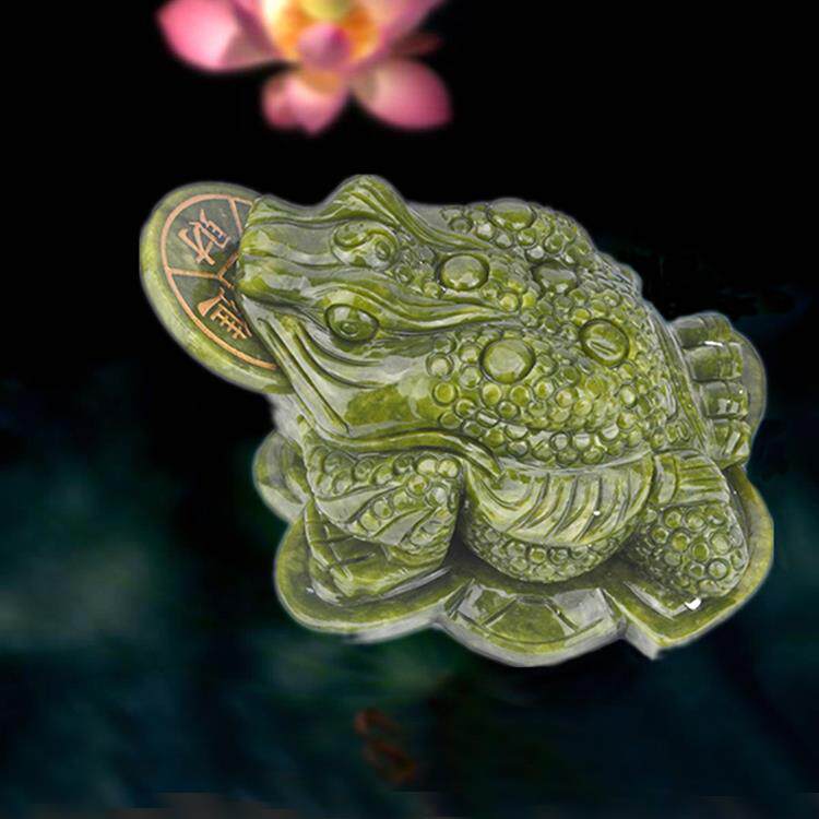正品南玉金艺术摆件岫蟾玉铺三脚蟾蜍大号三足金特蝉店开业