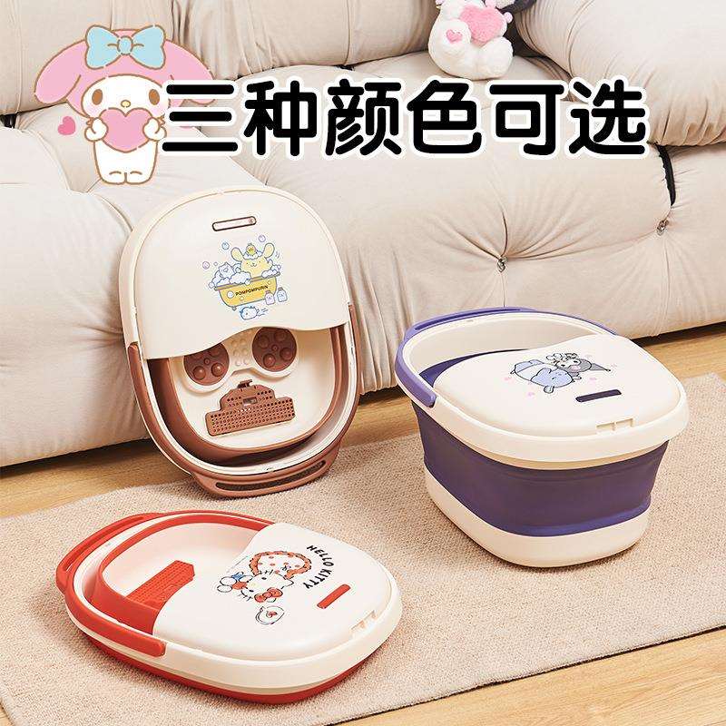 足浴桶多功能便携式可折叠加深泡脚桶家用洗脚神器塑料盆洗脚盆