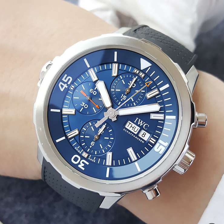 一口价[9.8新]IWC 万国海洋时计系列自动机械男表腕表IW376805