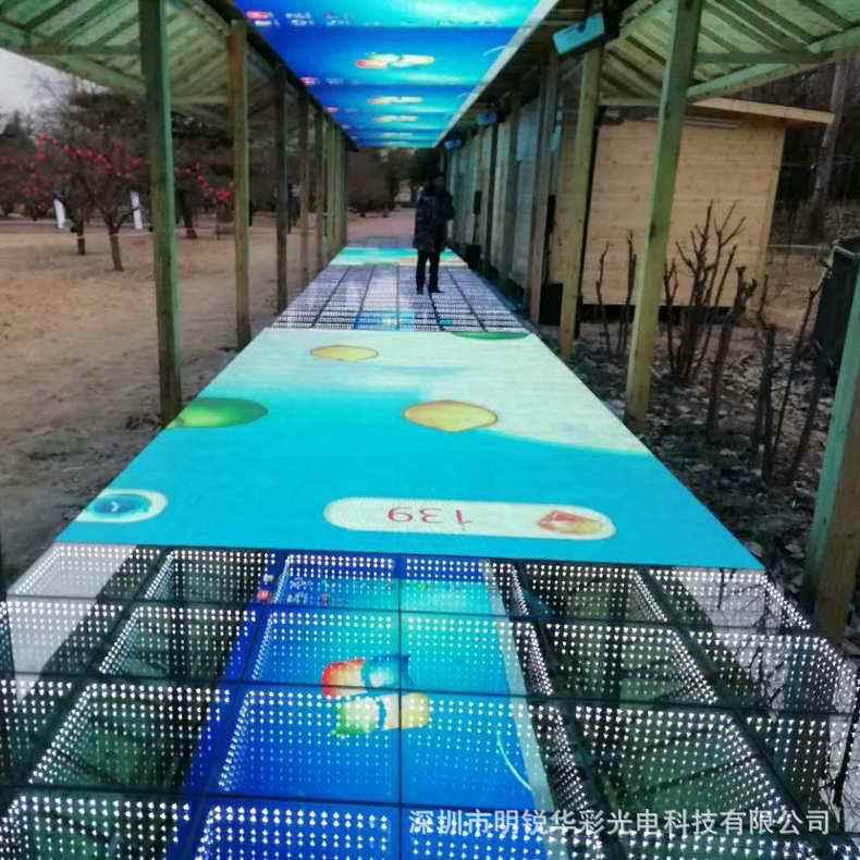 直LED地供砖屏互动地砖屏ledL高清LEp6.25D地砖屏高清全彩ED显示