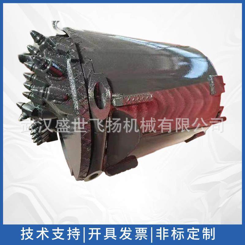 武汉 贵阳 东莞 发货 800旋挖捞沙斗 1米双底截齿捞沙斗