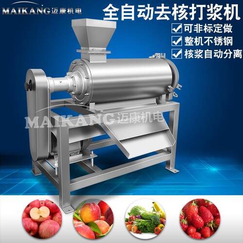 商用百香果去籽机全自动番茄打浆机大型水果去核打浆设备