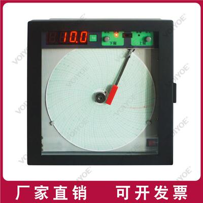 智能压力圆盘记录仪数字保压测试仪中型园图有纸记录仪数显仪表