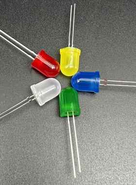 f1m0m红发红绿发绿发黄蓝色雾状白散光l黄ed指无品牌/示灯发光灯