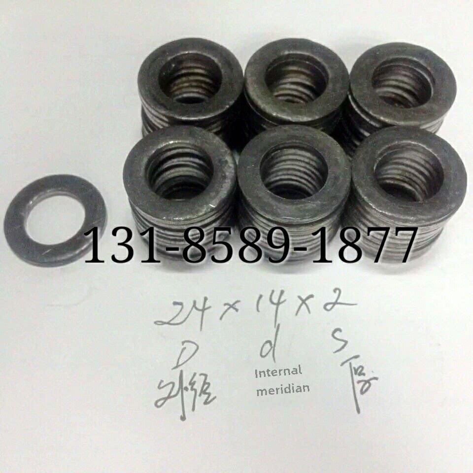 铅垫片24*14*2加氯管道专用铅垫片14*24氯气垫片氯气铅垫片