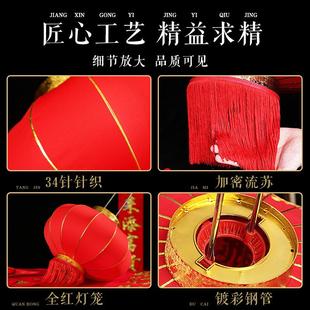 大红灯笼吊灯新年2023新款2024户外阳台春节大门挂饰装饰中国风