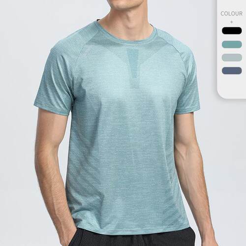 Printed suction shirt men's elastic breathable short