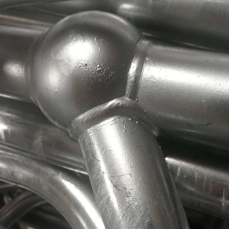 厂家供应球接栏杆 镀锌楼梯扶手球接栏杆 球接立柱 防护球接栏杆