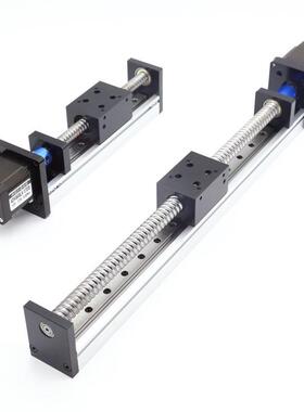 直滑台滚组微型42736/57步进电机滑台小型折返珠丝杠模数控垒德线