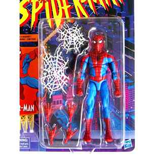 漫威 Marvel Legends 复古蜘蛛侠共生体钢铁惊悚恶鬼锤头可动手办