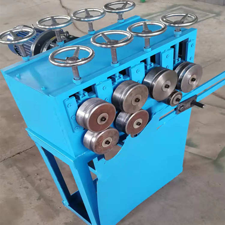 圆管电动打圈机 铁管不锈钢卷圆机 一次成型方管盘圆弯弧机