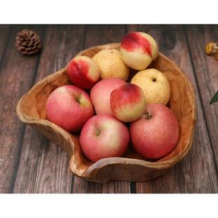 木果盘果盆日式创意家用客厅实木果盘零食盘木质根雕不规则水果盘