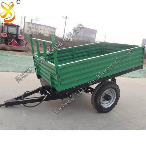 生产轴两轮运输车斗 厂区转运自卸工具车 钩机托盘