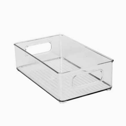 大号叠装透明塑料盒子长方形抽屉式密封盒冰箱食品冷冻储物收纳盒