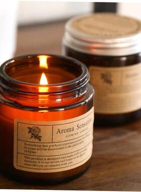 Fragrant Scented Candle glass Jar candles Gifts Fragrance 1