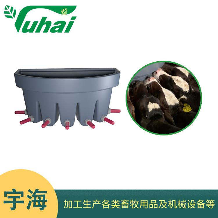 犊牛喂奶桶大号7嘴犊牛喂奶器大容量悬挂式奶桶46L牛用奶桶