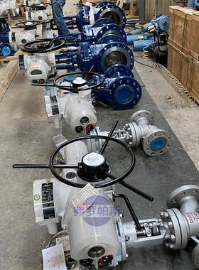 J941H电动法兰截止阀 智能防爆 阀体铸钢不锈钢材质PN25 DN200