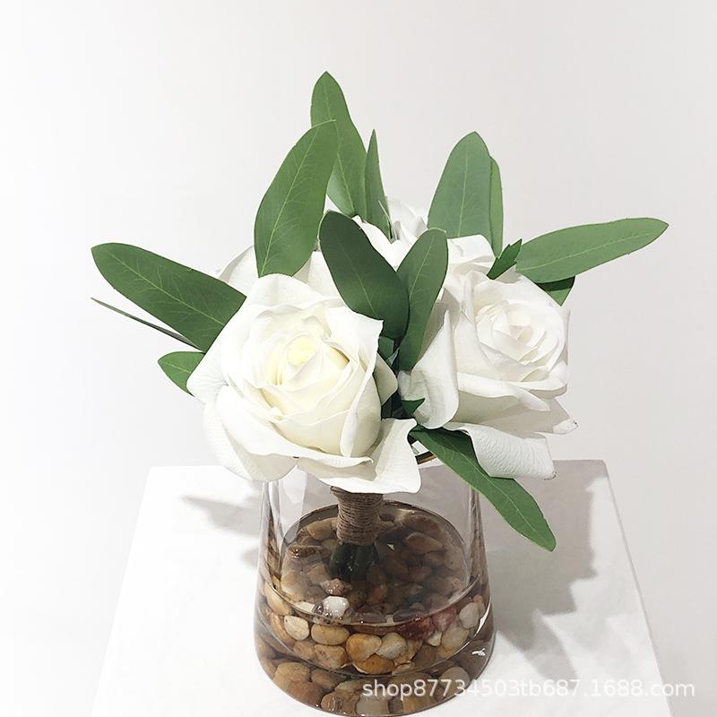 仿真花绿植花艺假花售楼处洽谈桌样板房客厅餐桌卫生间洗漱台摆件