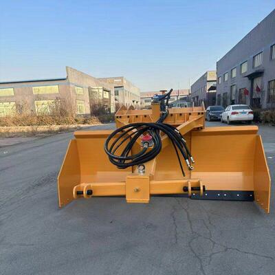 供应重型大弯梁式卫星平地机 2.5米到4米可伸缩式激光平地机械