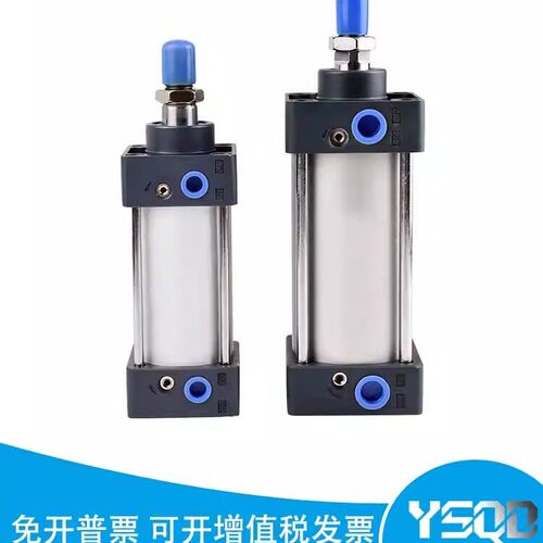 SC标准气缸小型气动大推力SC32X40X50X63X80X100X125X160X200X75S