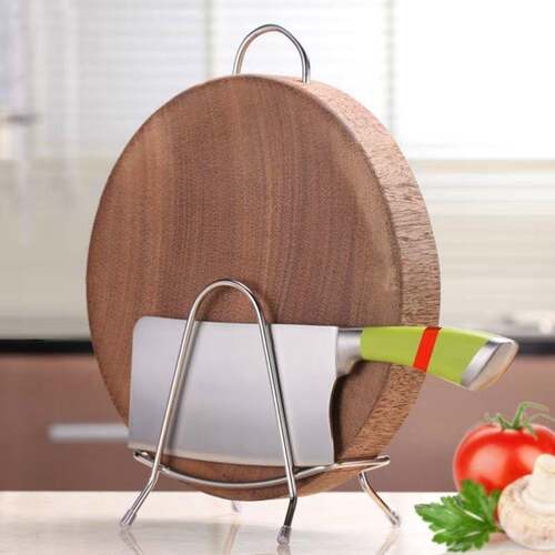 Stainless Steel Knife Holder and Cutting Board Rack A-type K