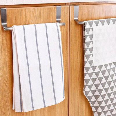 3PCS Stainless Steel Towel Rack Bathroom Towel Holder Stand