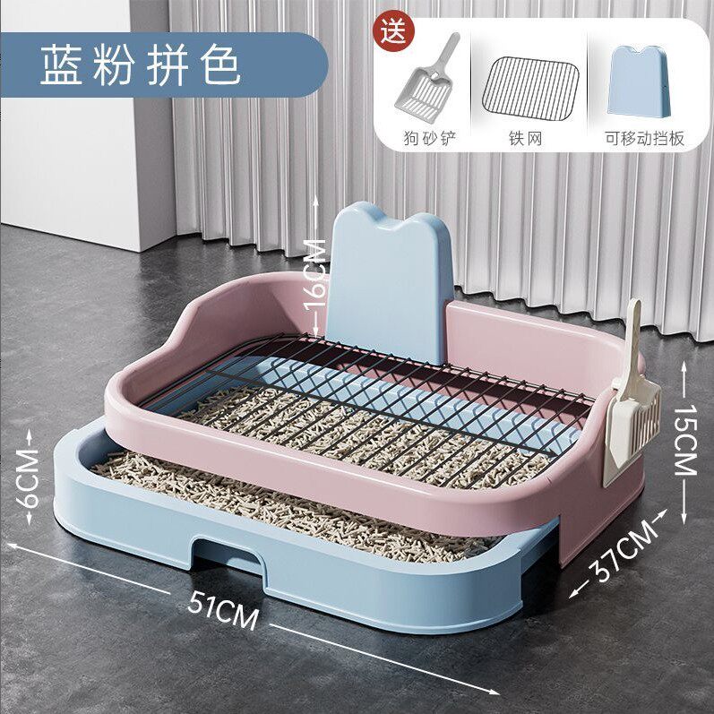 抽屉式铁网狗厕所可拆卸狗砂盆狗尿垫中型小型犬定点排便训犬神器