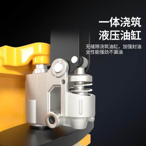 加强手动叉车液压搬运车手动推拉升降液压拖车2吨3吨多规格地牛