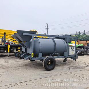 改性双罐沥青拌和机道路养护沥青加热搅拌机农村庭院市政修补设备