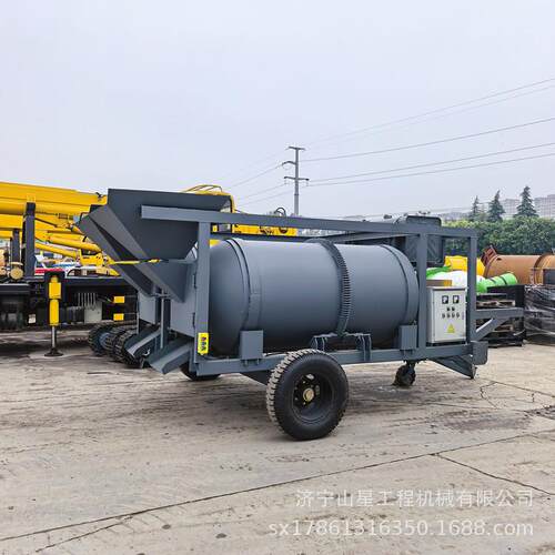 改性双罐沥青拌和机道路养护沥青加热搅拌机农村庭院市政修补设备