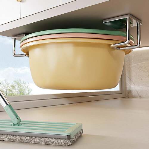 Stainless Steel Face Basin Storage Rack, Bathroom Cabinet Un
