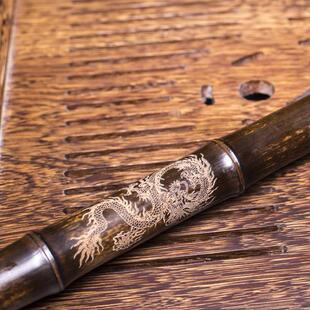 箫八孔G 民族乐特制演奏精器F品紫竹老料龙 调 丁治国 新款