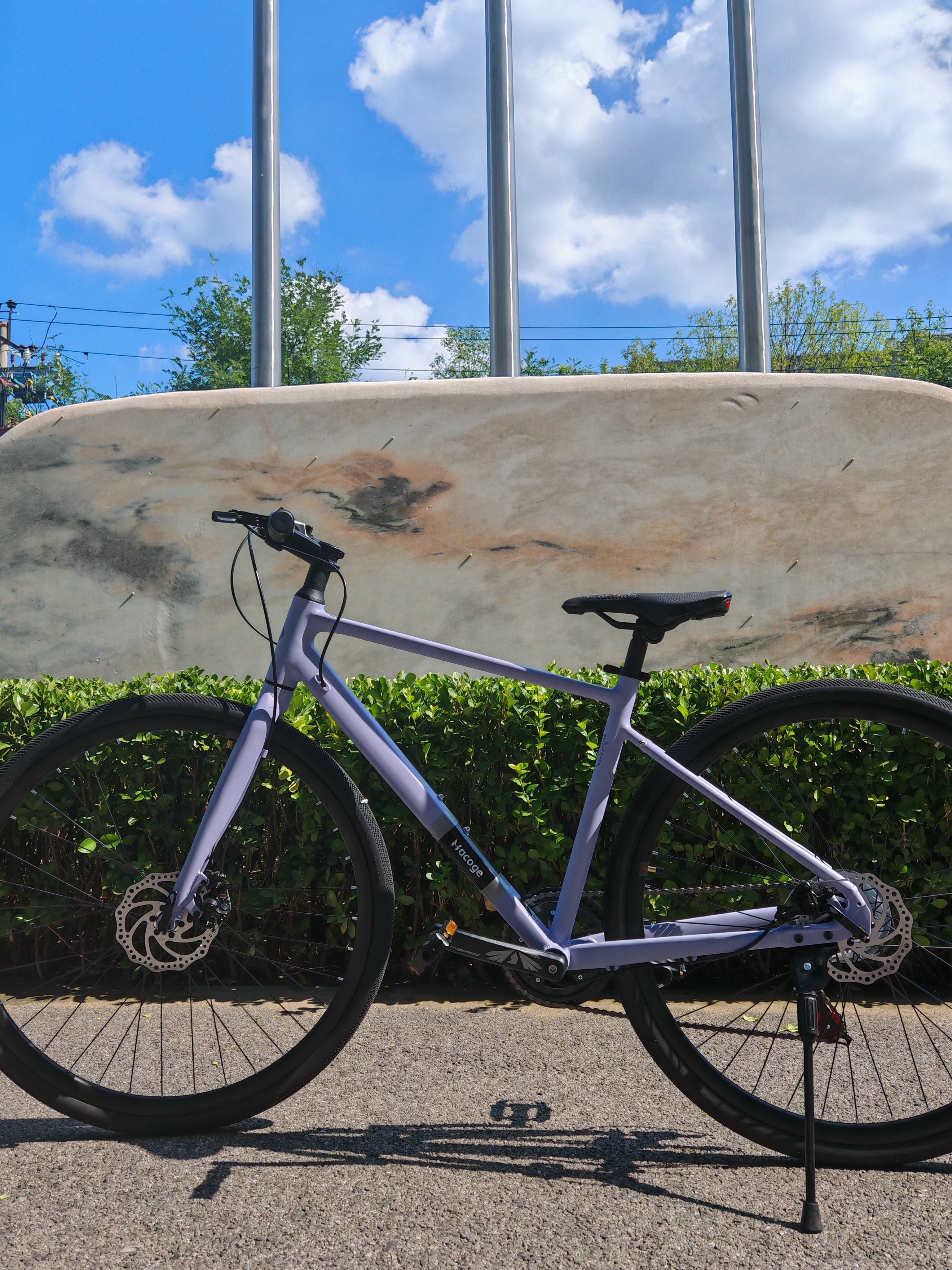 Macoge RX3.0 Lite Городской дорожный велосипед Shimano 7 скоростей легкая алюминиевая рама дисковые тормоза photo review