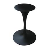 黑色喷粉台脚出口郁金香台架西餐厅五金底盘铁艺桌脚tulipbase