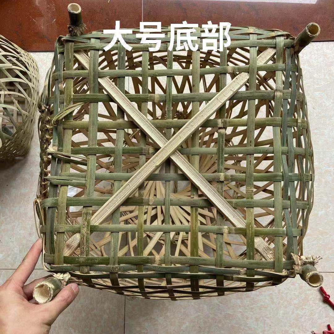 竹编手工制品鸡笼鹅笼鸭笼结婚行大礼家禽竹笼子动物笼子猫笼簸