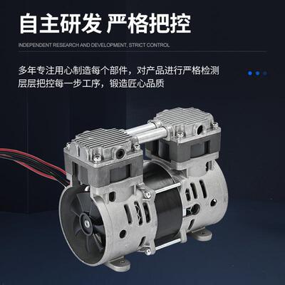 2AP9噪8-低音增压微型活塞真空按摩椅泵静音正负XCD电动1气泵